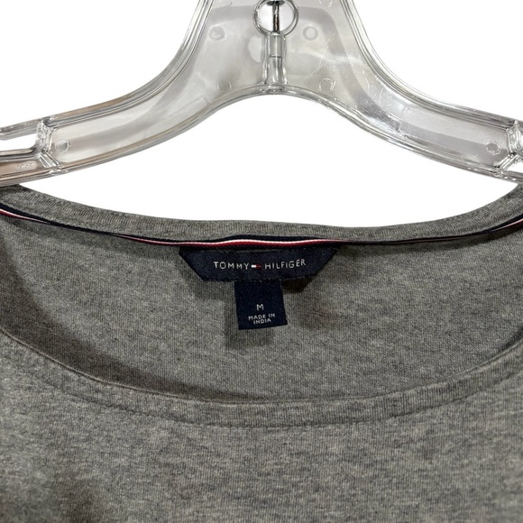 Tommy Hilfiger, T-Shirt Dress, Medium, Gray - Picture 3 of 8